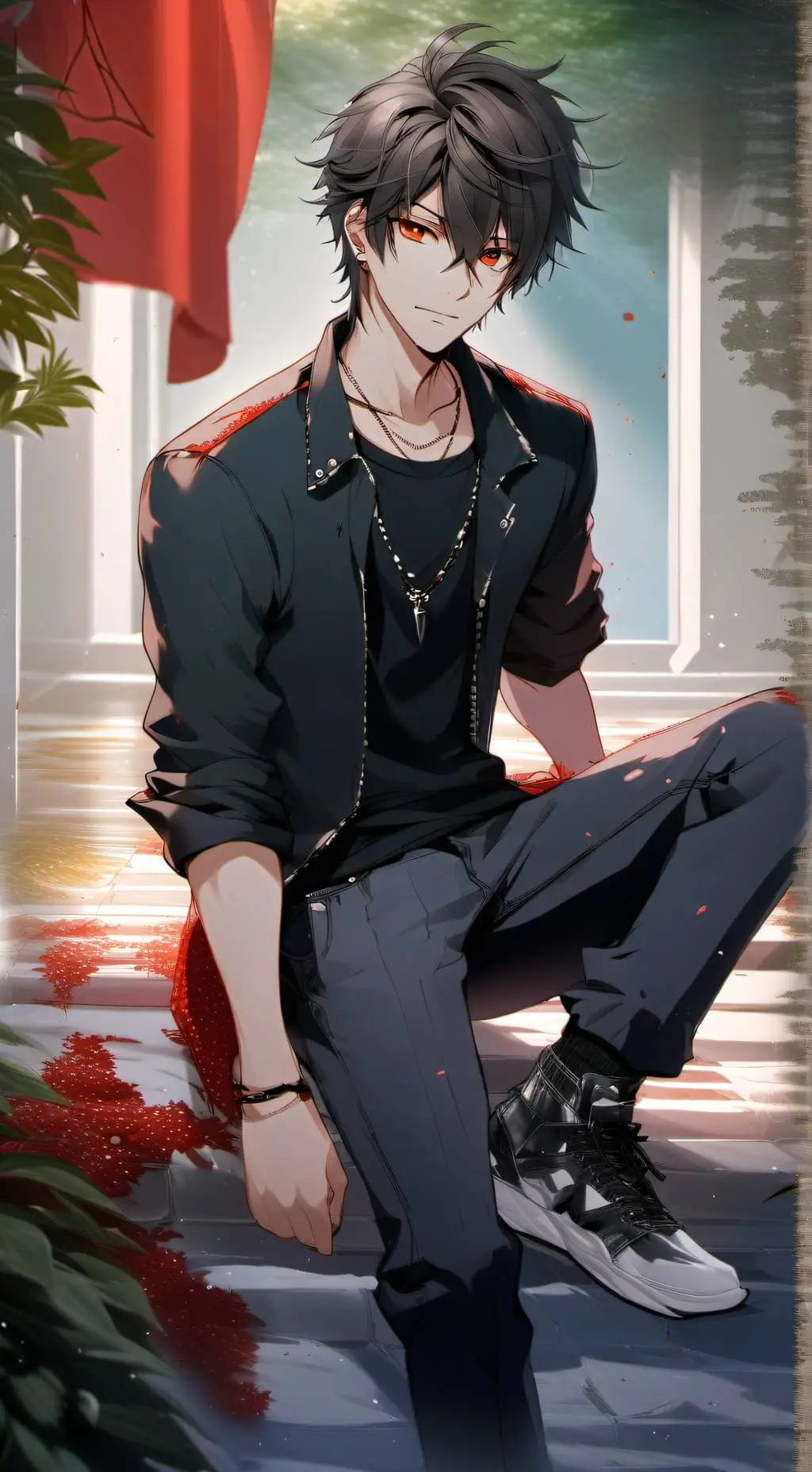 ai character: Max background