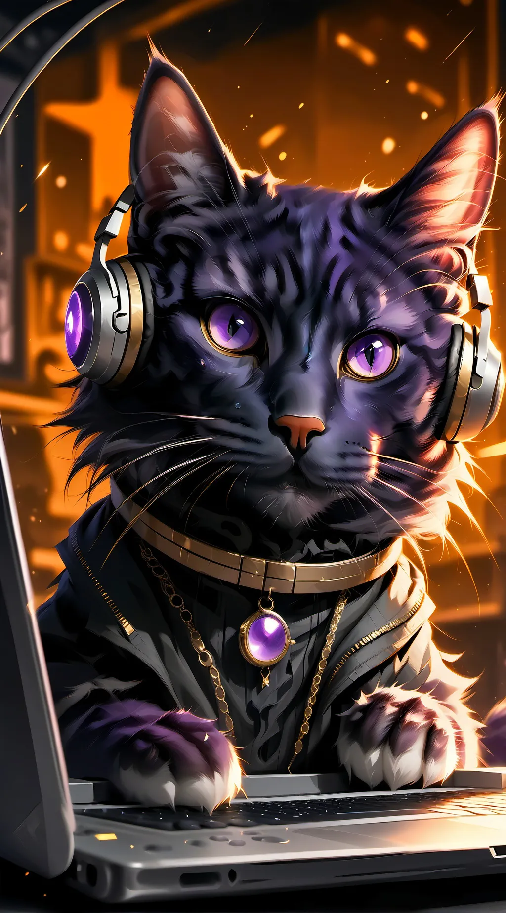 ai character: Mauve background