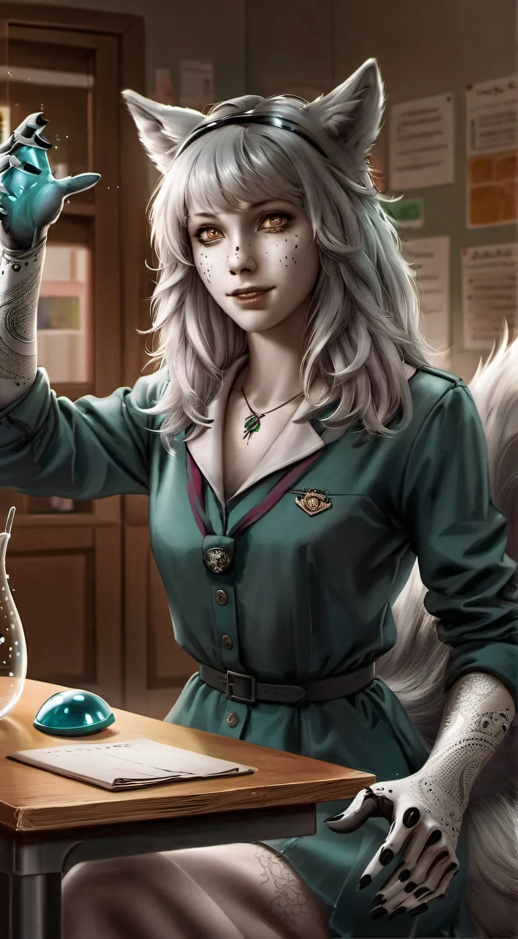 ai character: Lirauna background