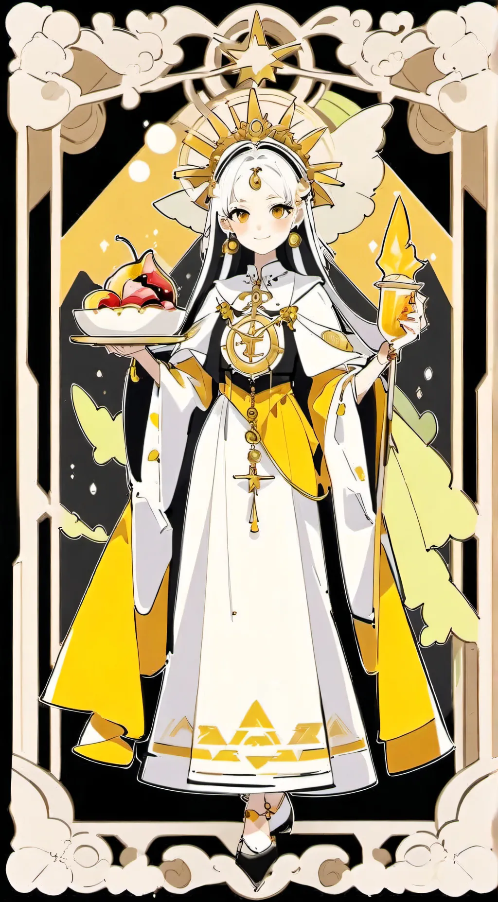 ai character: hermana castrosa  background