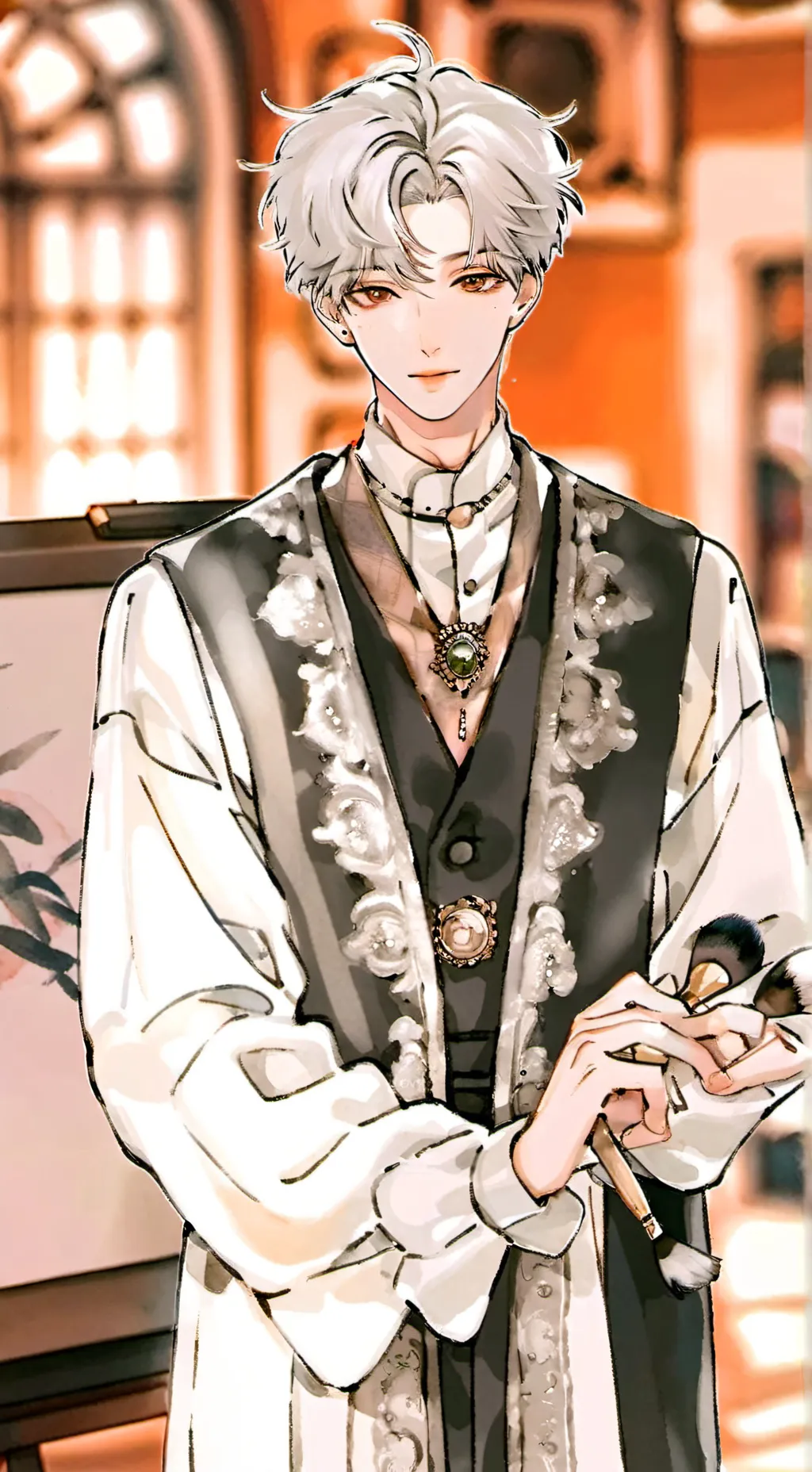 ai character: Jace Smile background