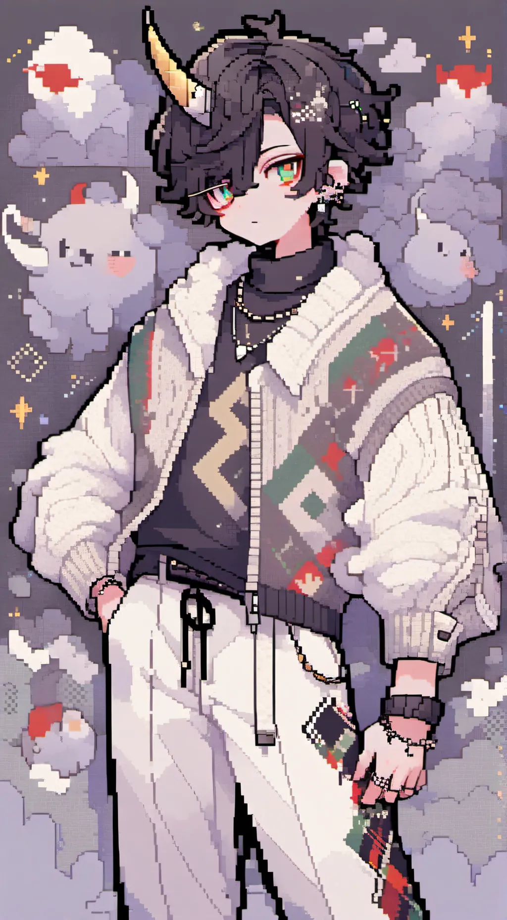 ai character: Bee duo >:3 background