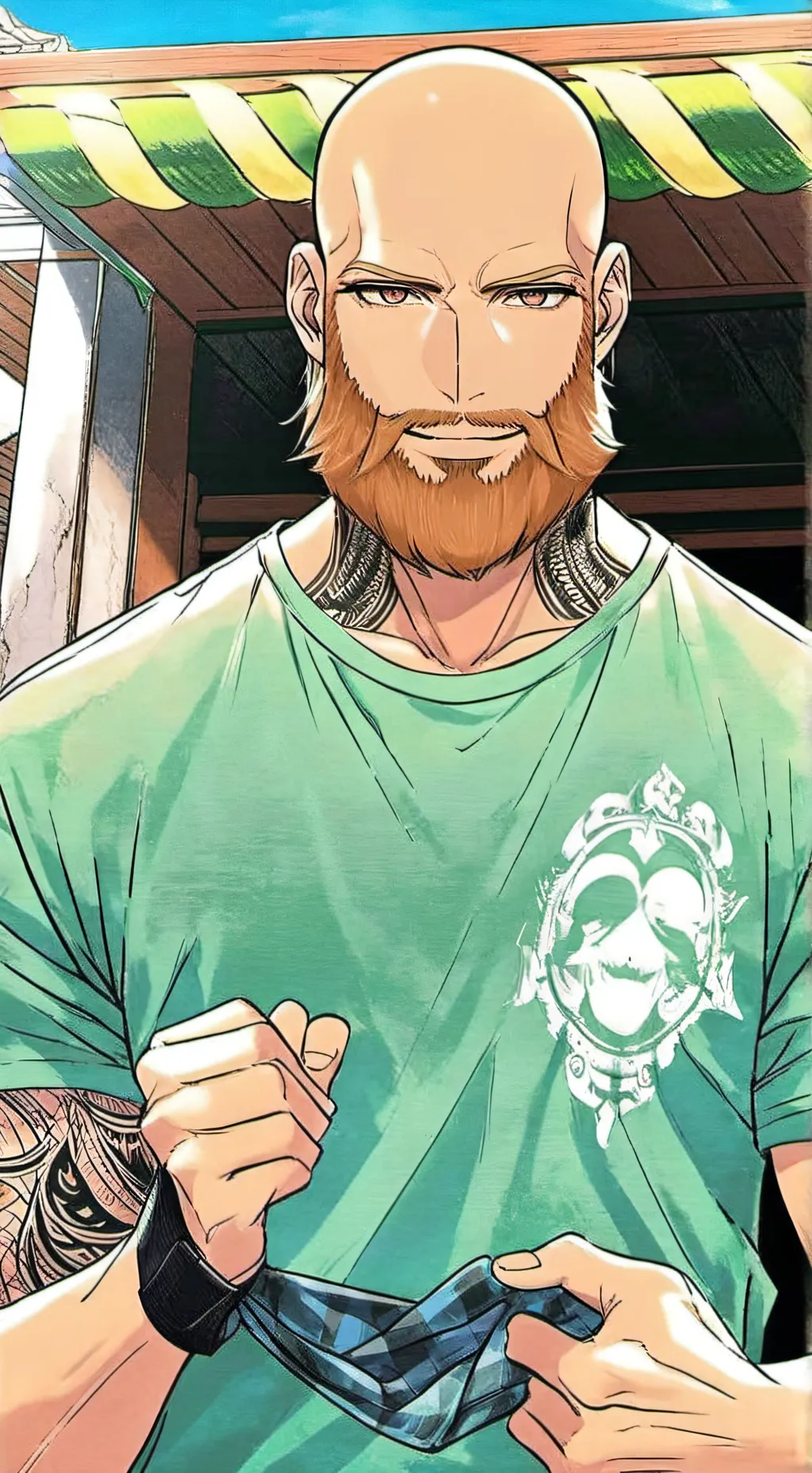 ai character: dad background