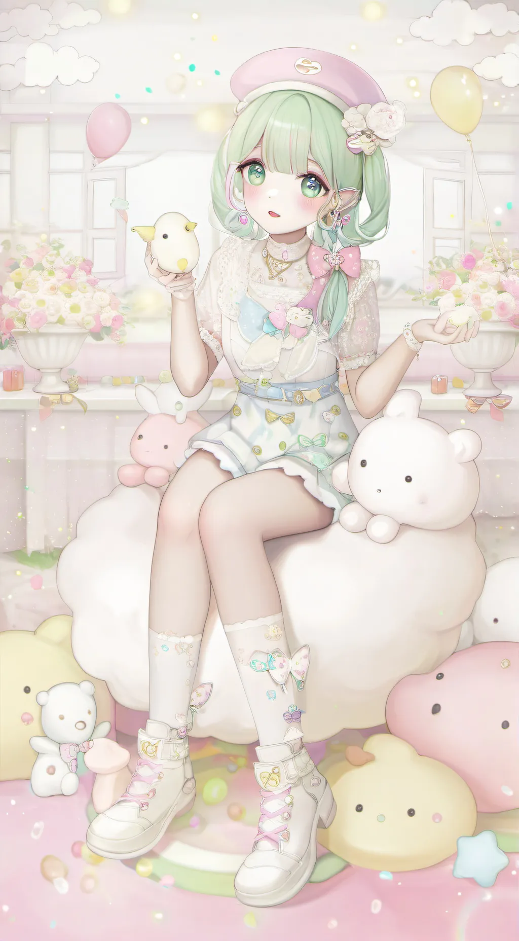 ai character: MHA animal lover background