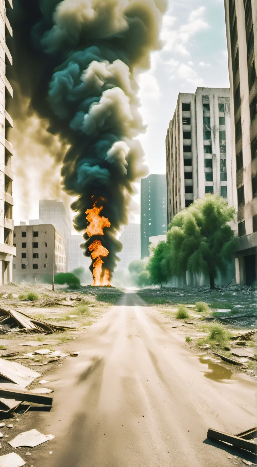 ai character: MHA apocalypse  background