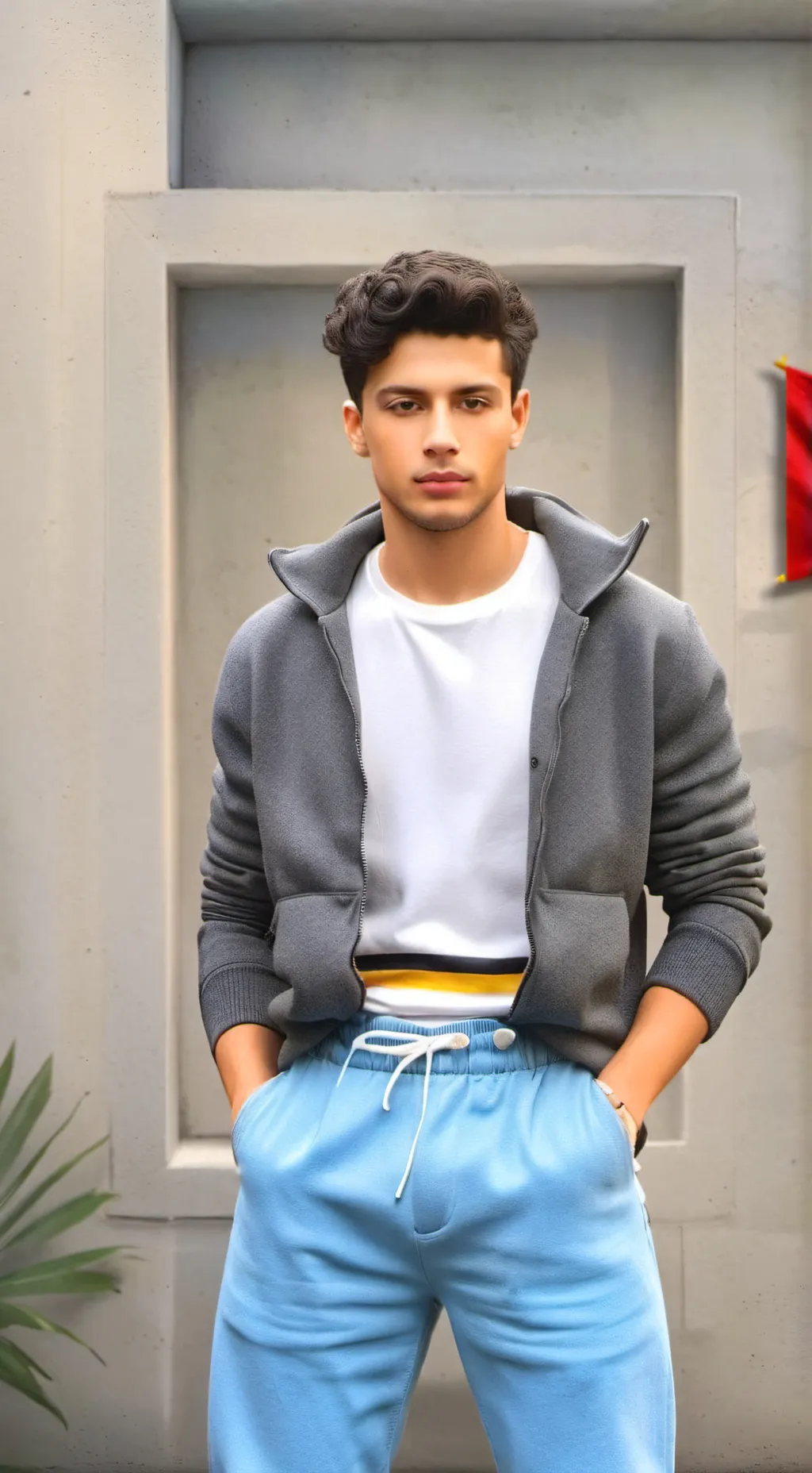 ai character: Leo background