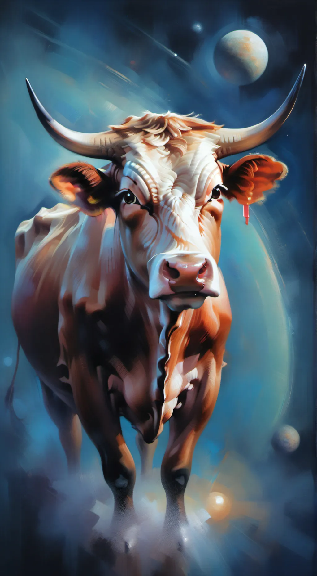 ai character: Saturno saturnita  background