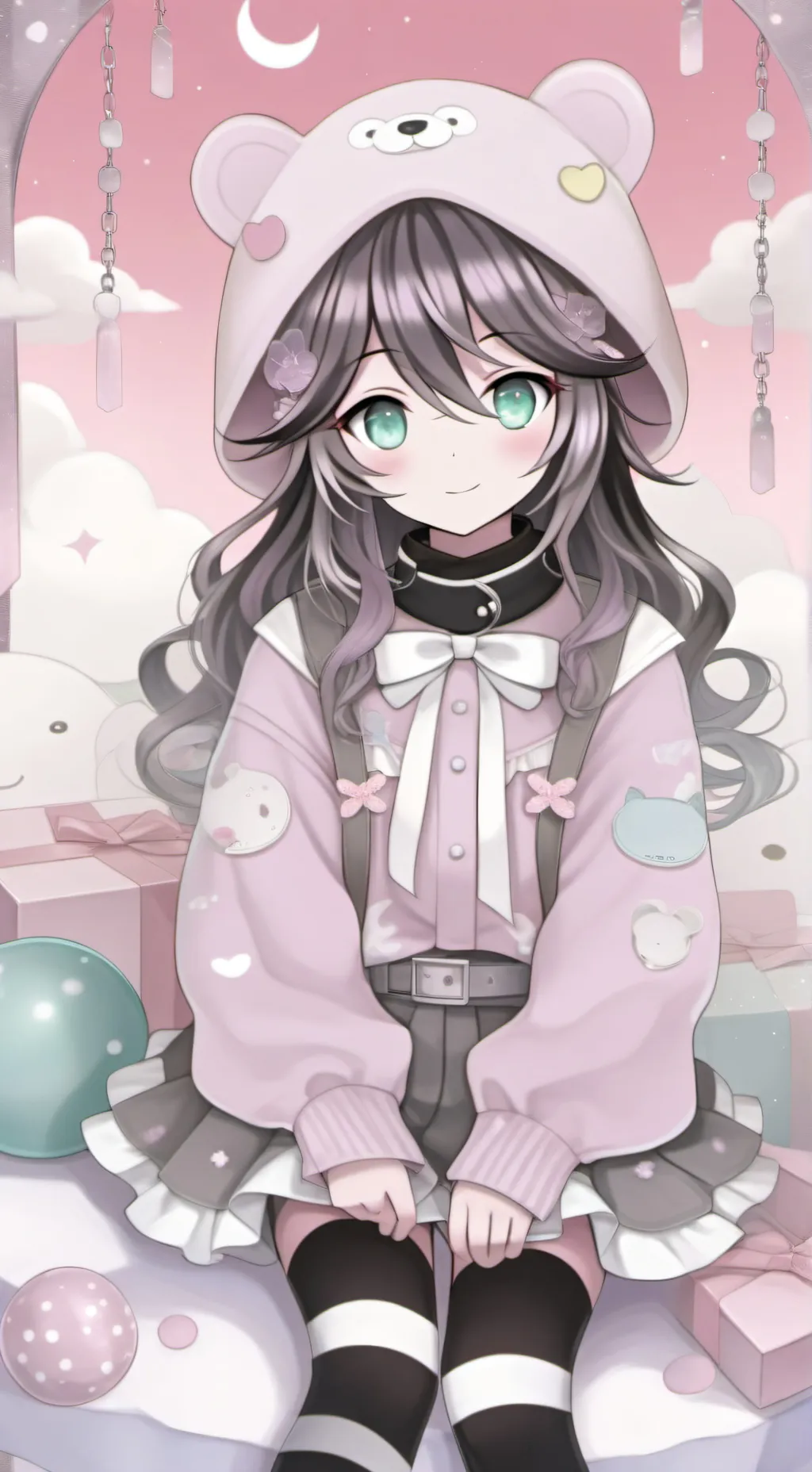 ai character: 🩵Yerimua🩵 background