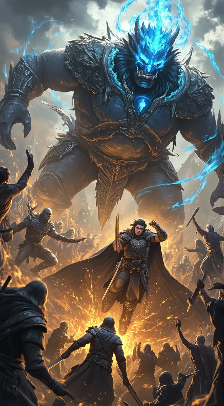 ai character: Battle Of The Ogre background