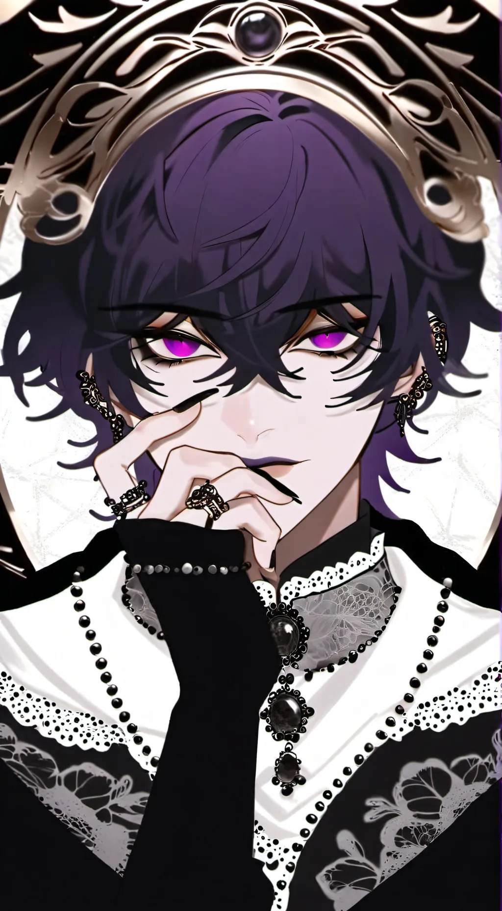 ai character: EXric MOON 🌙 🌟 background