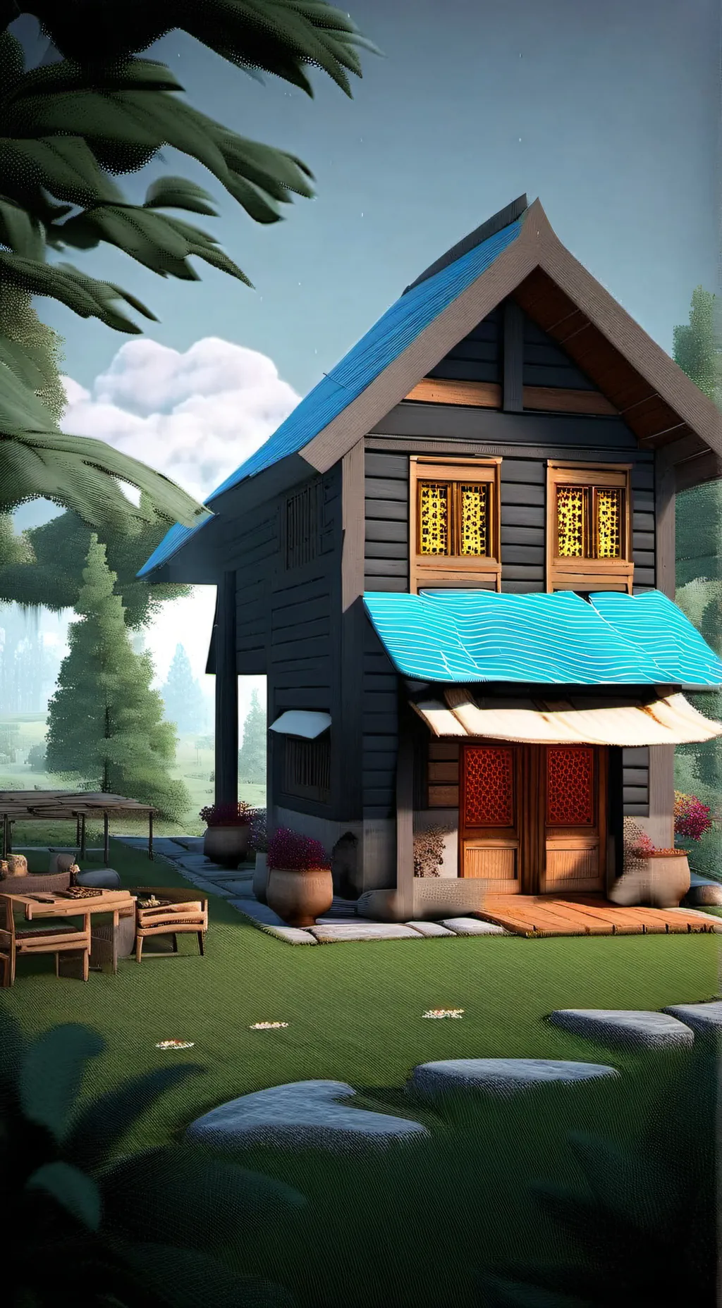 ai character: Family Problem background