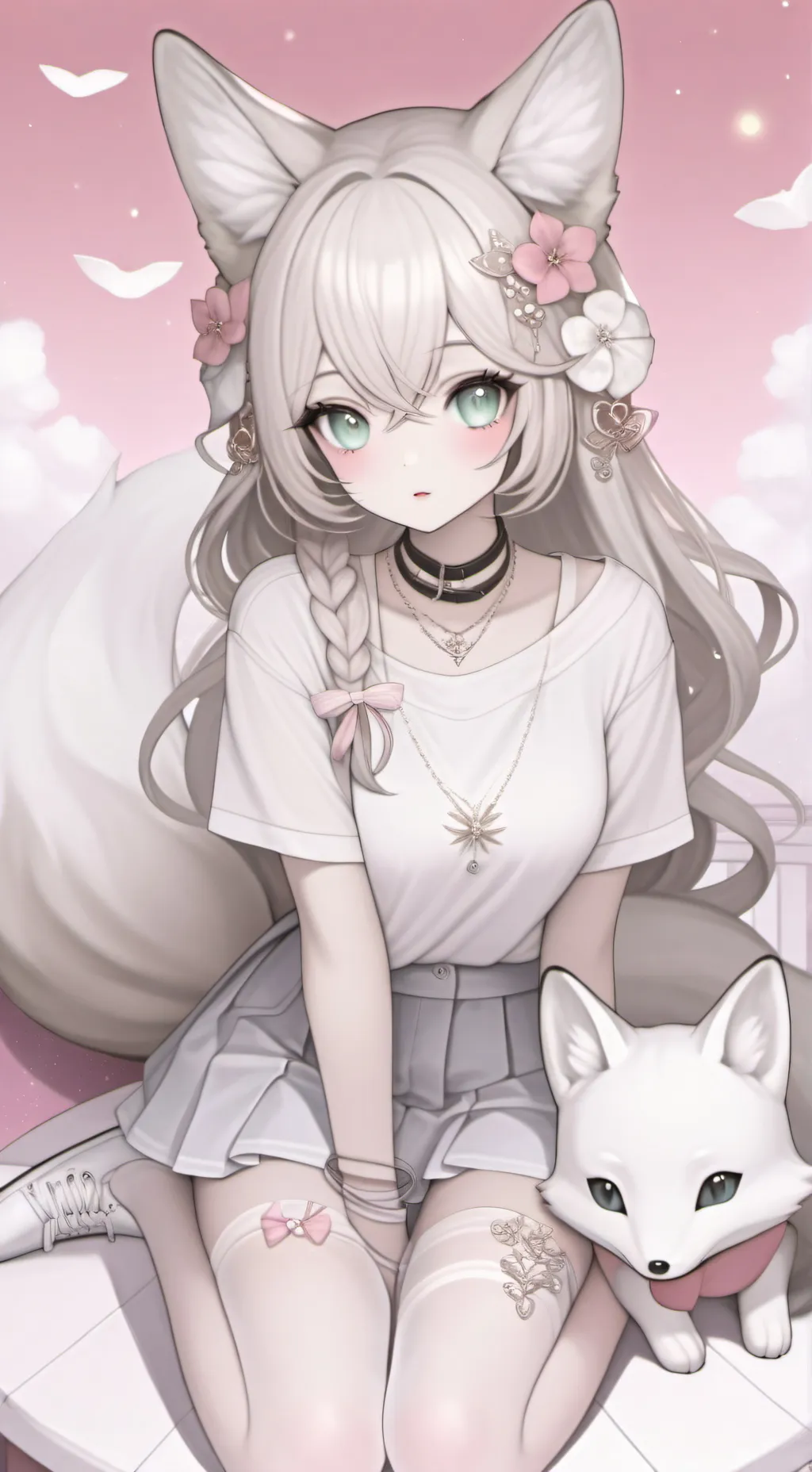 ai character: Nicole  background