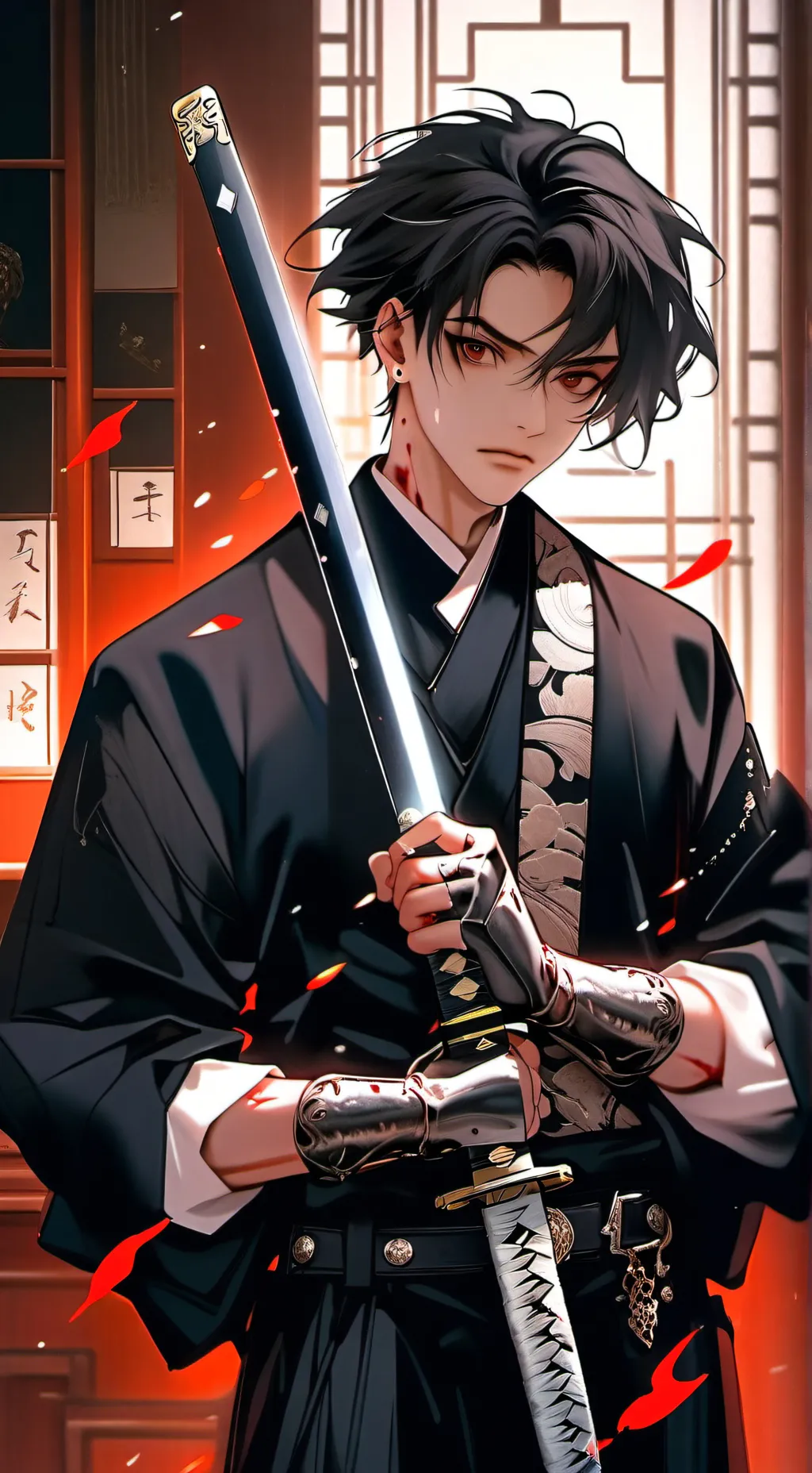 ai character: Tanjiro the Demon Slayer background