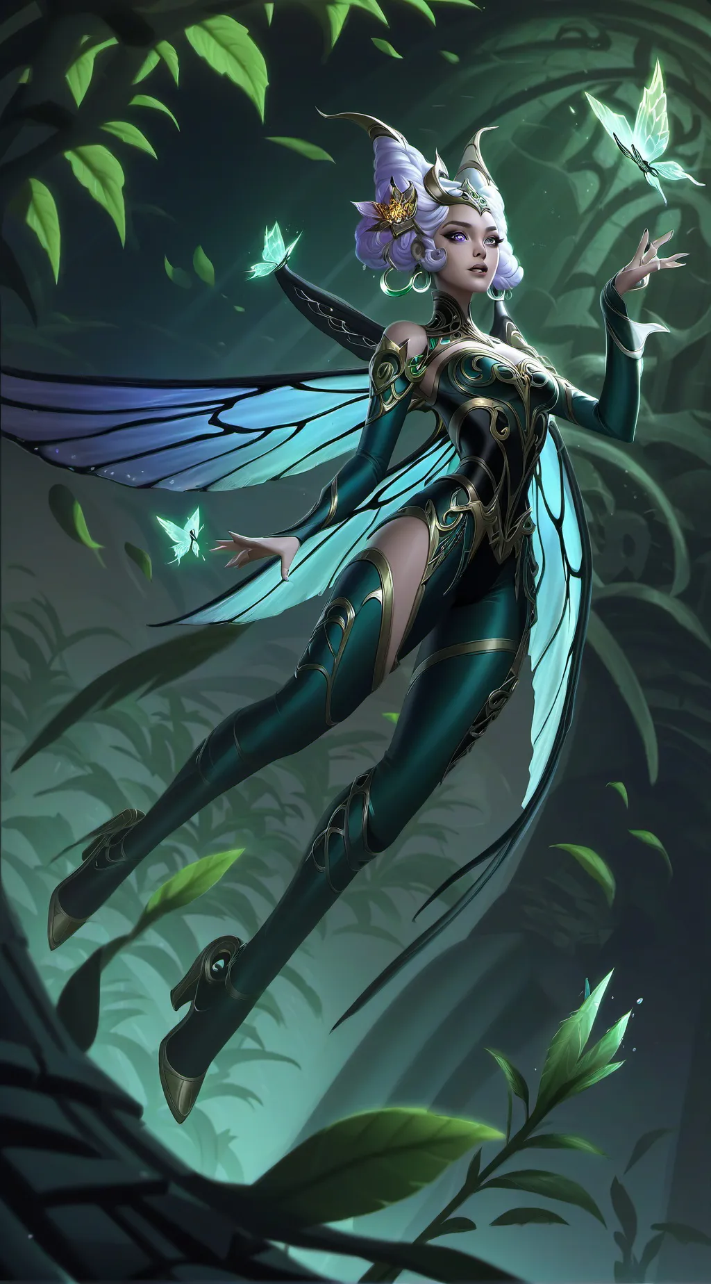 ai character: Queen Monarch background