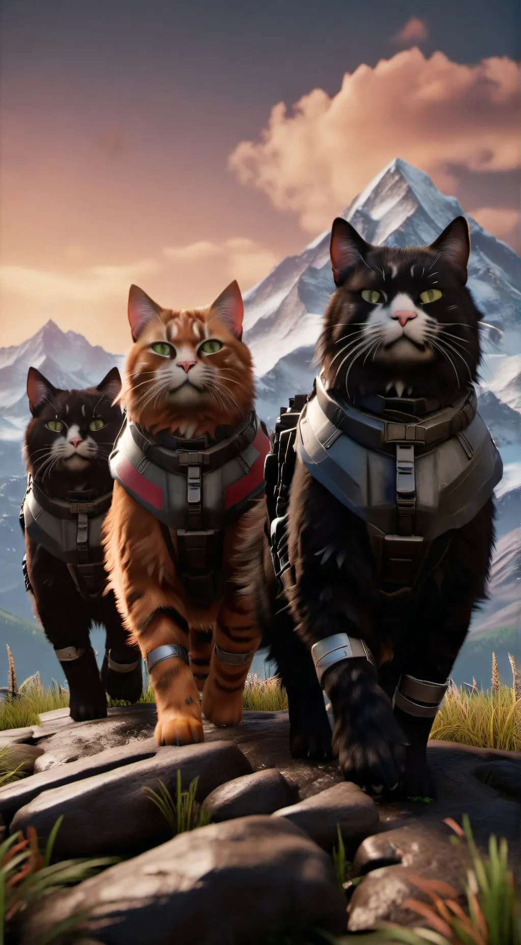 ai character: Warrior cats!!  background