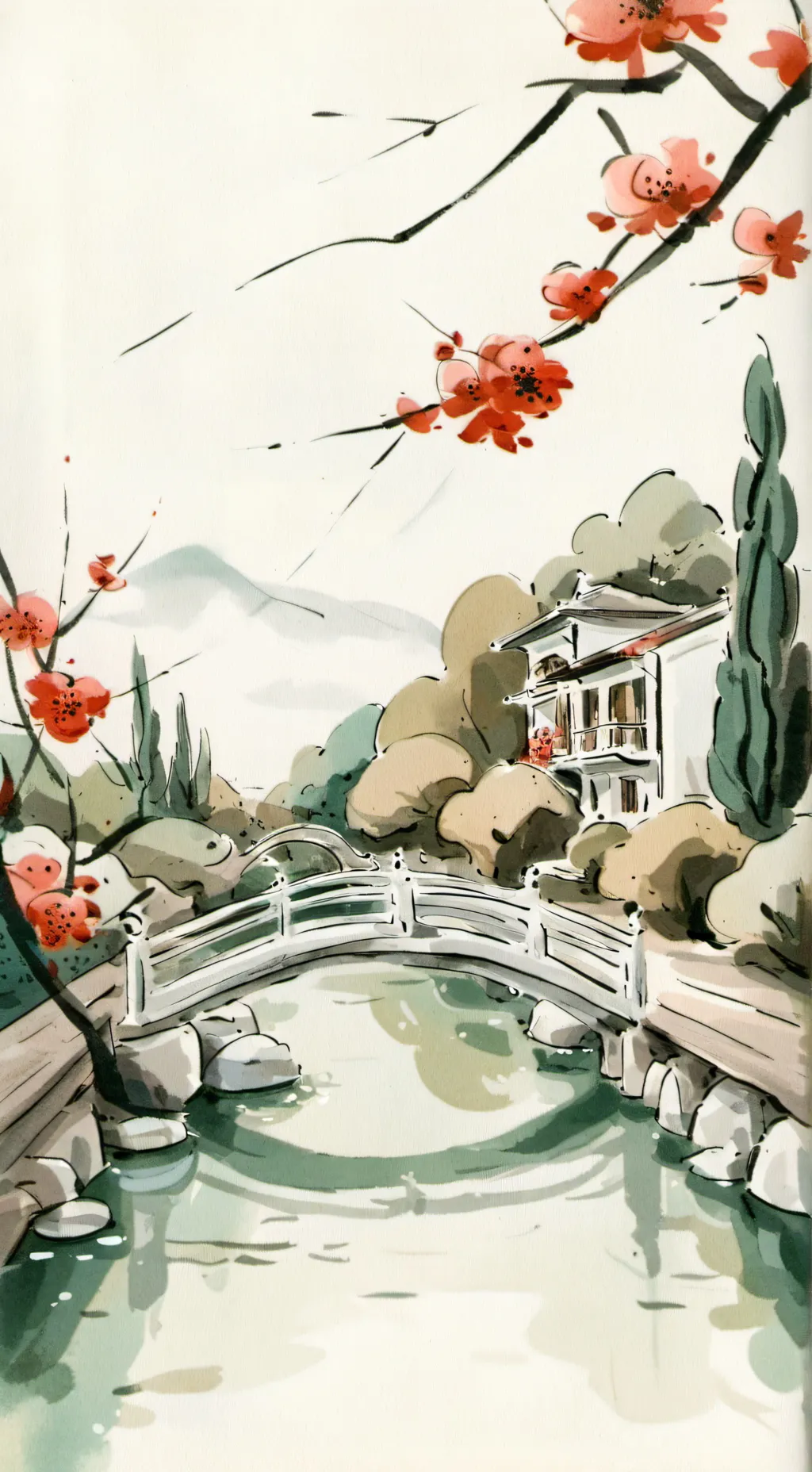 ai character: la casa del patron background