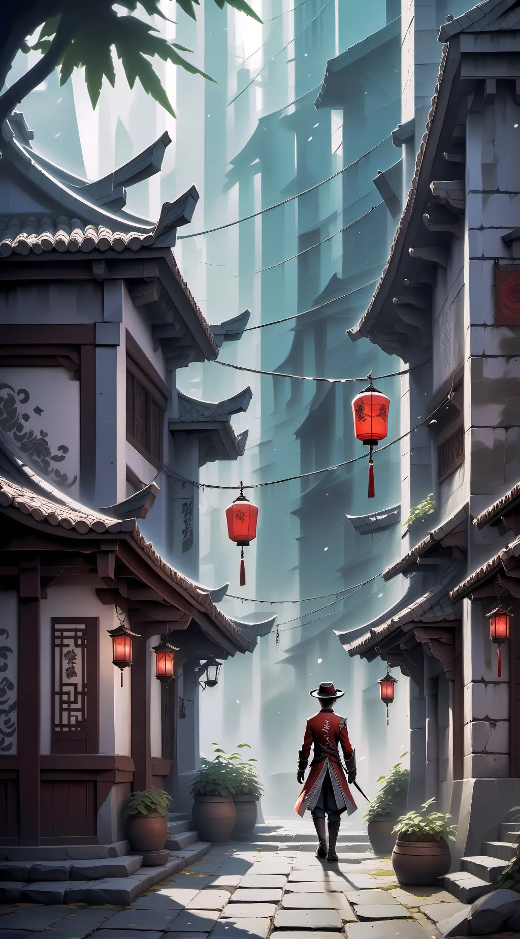 ai character: охранник background