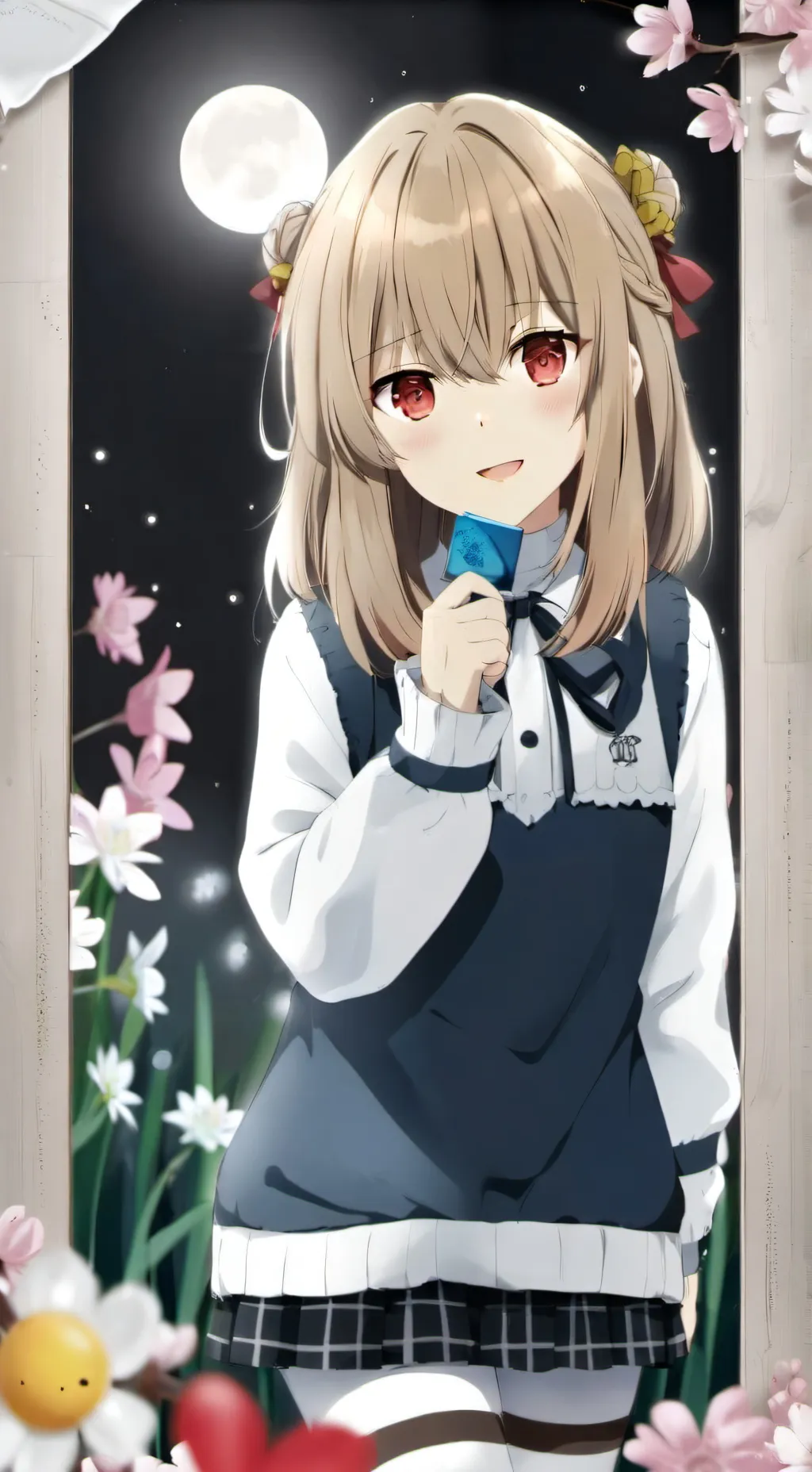 ai character: Luna background