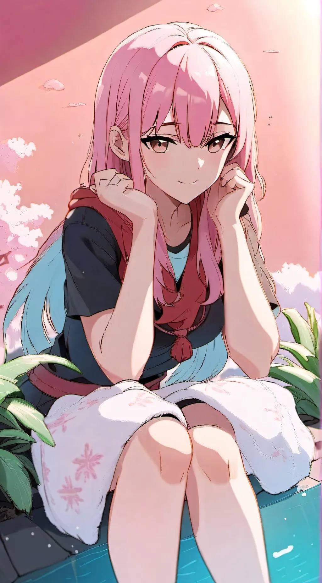 ai character: Rous Nishimiya  background