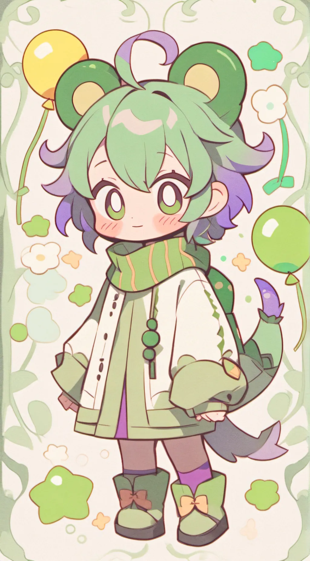 ai character: Looey 🎈 background