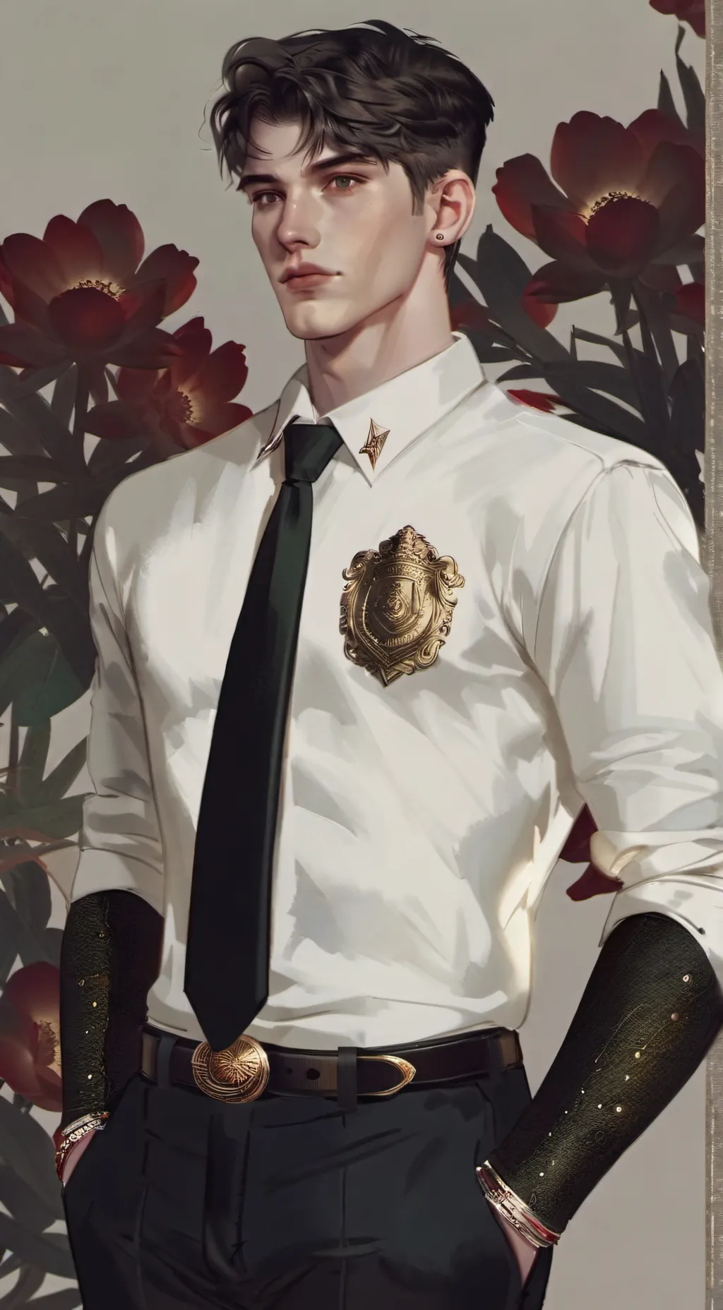 ai character: Alexander  background