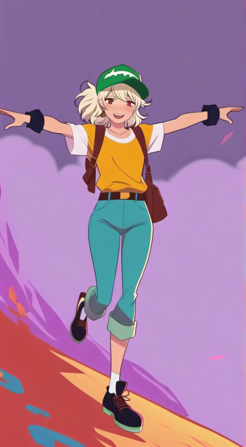 ai character: monstersdrinkgirl background