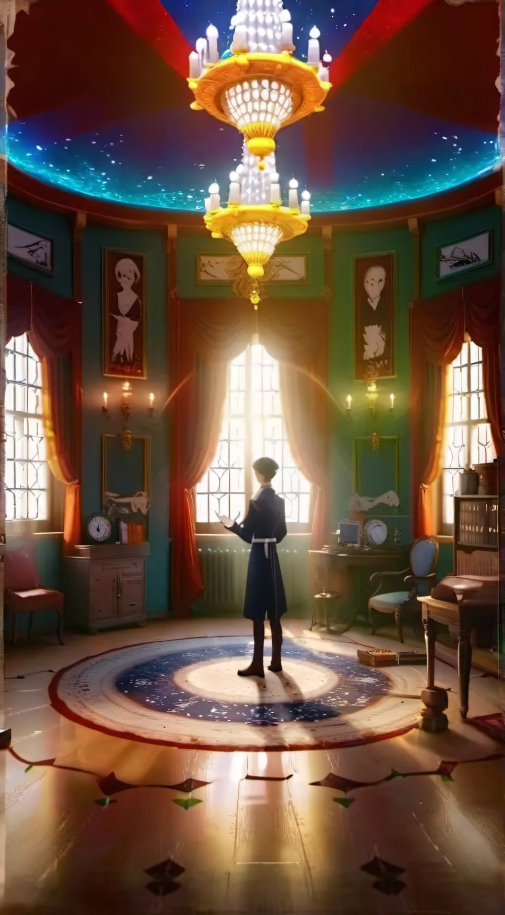 ai character: Mashle: M&M background