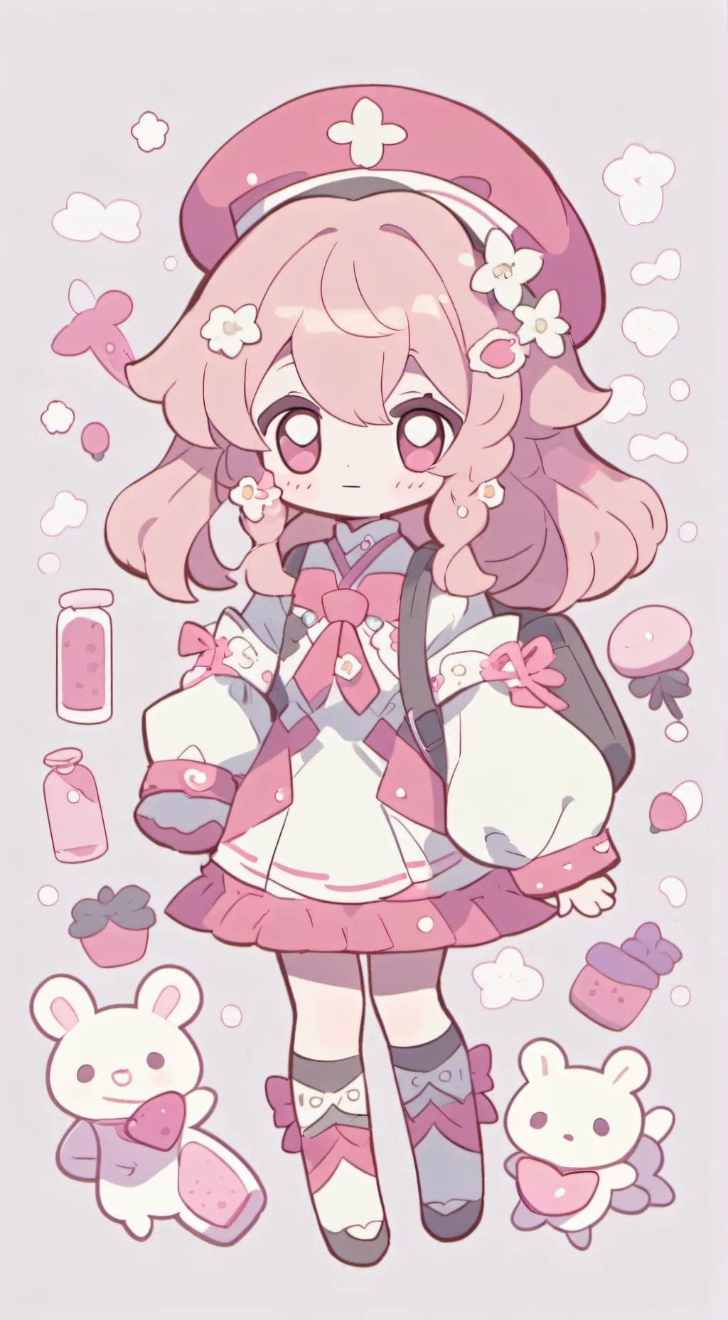 ai character: shrimpo vor background