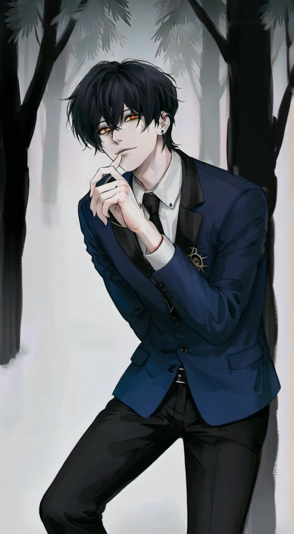 ai character: luca👾 background