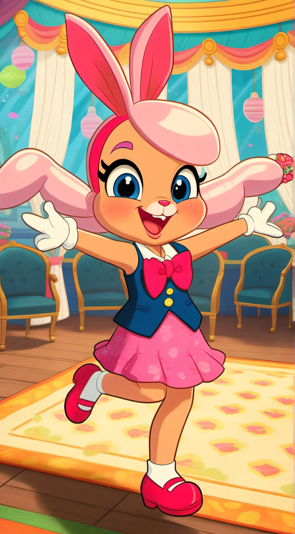 ai character: pinki background