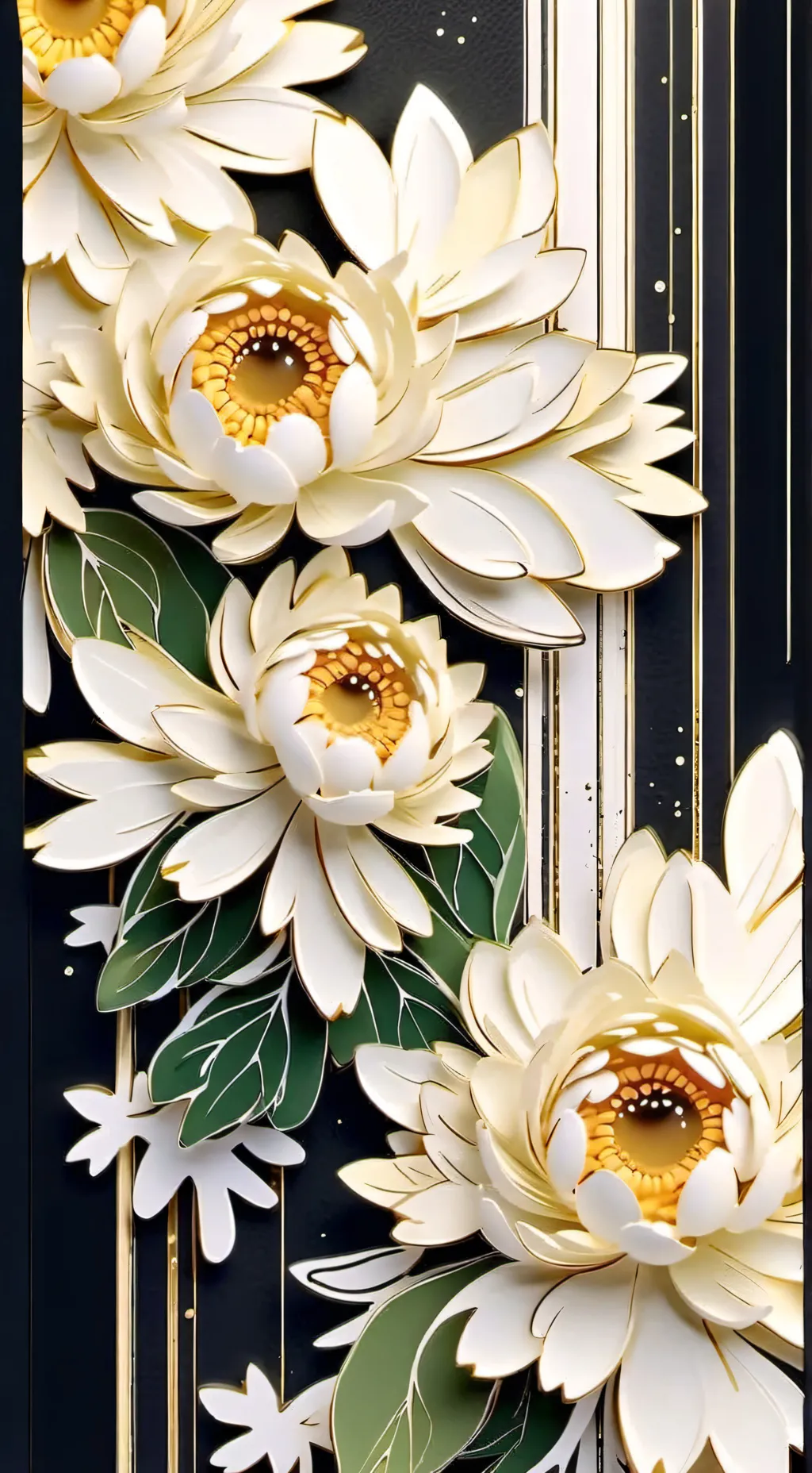 ai character: DW hate's lily  background