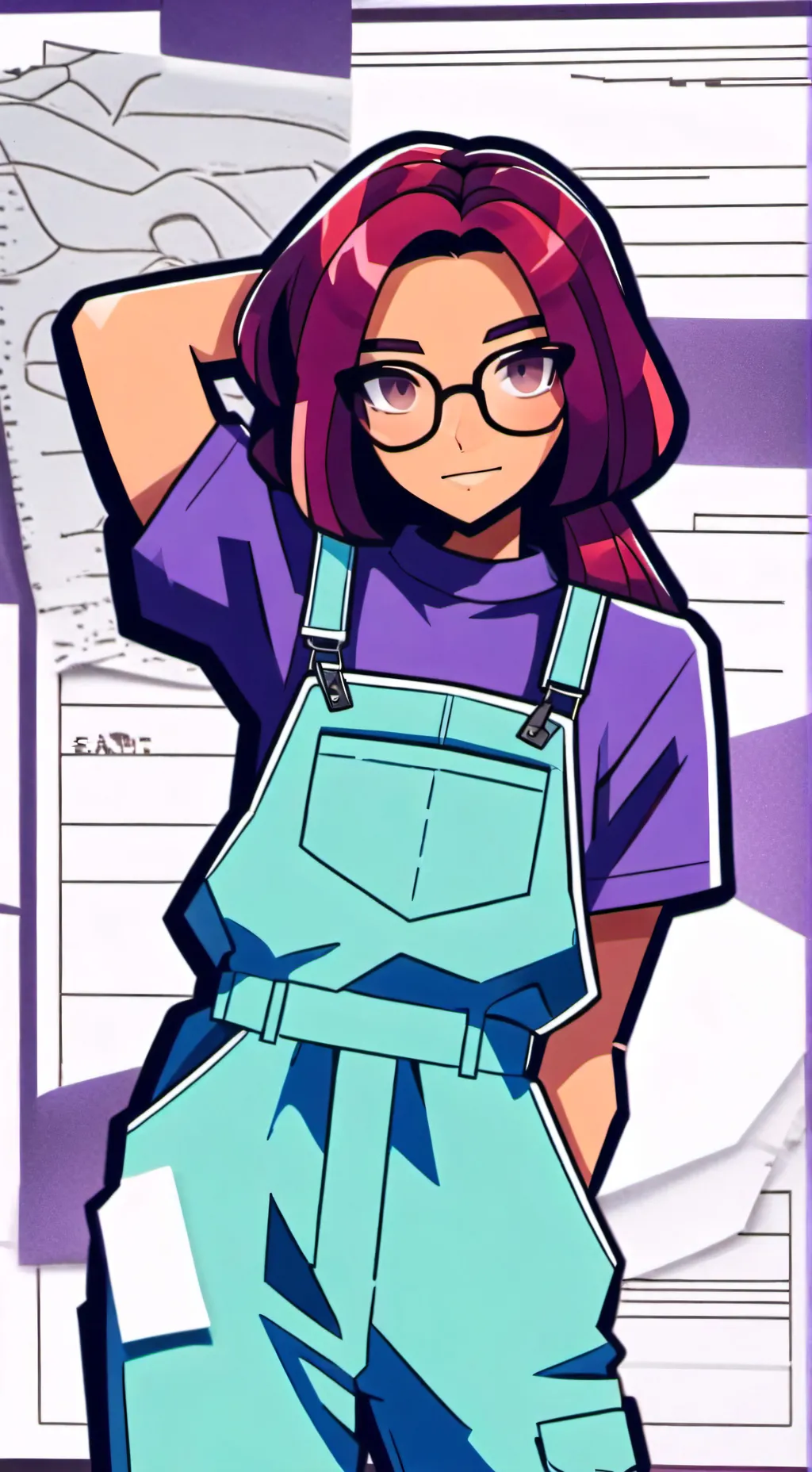 ai character: maru background