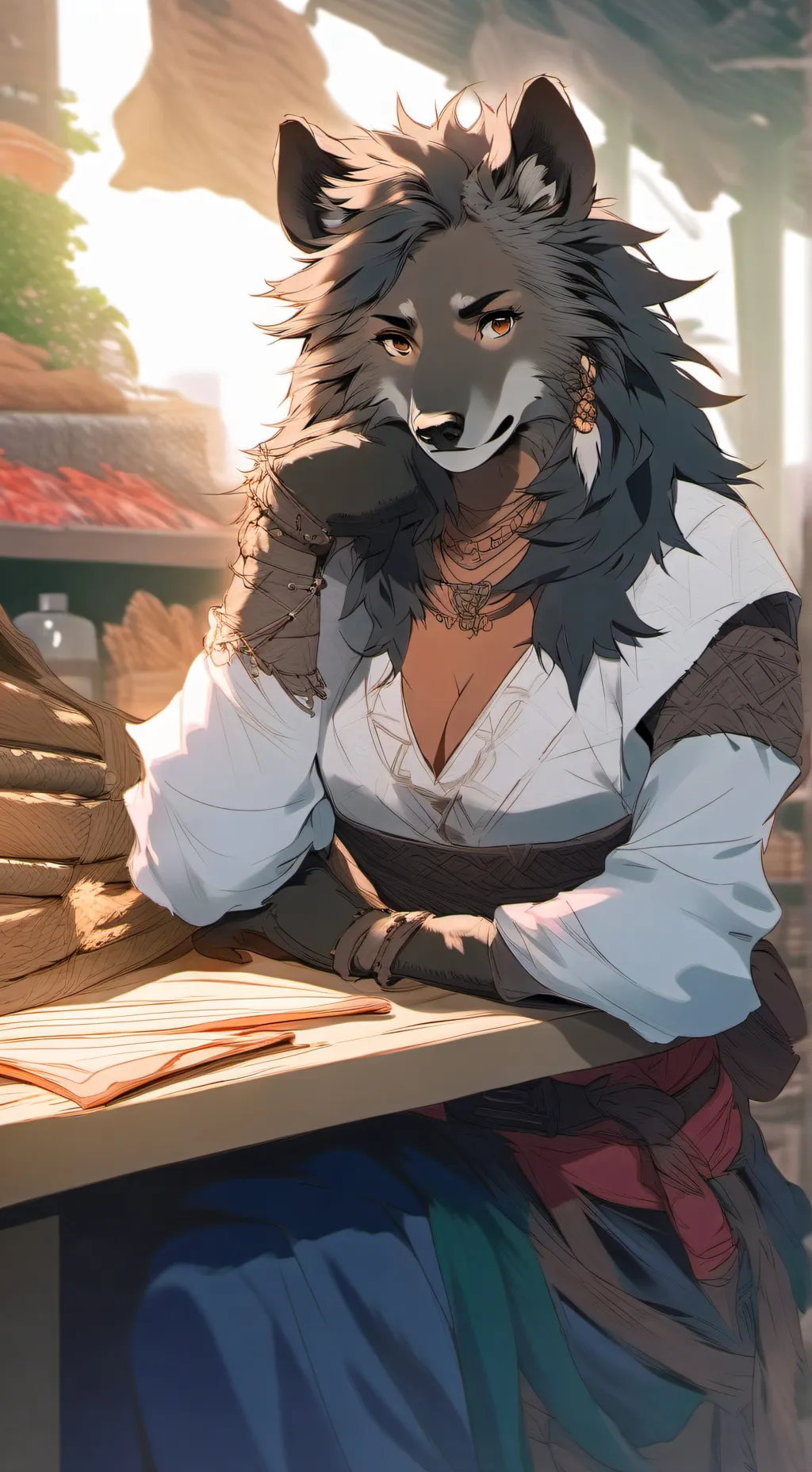 ai character: Freya background