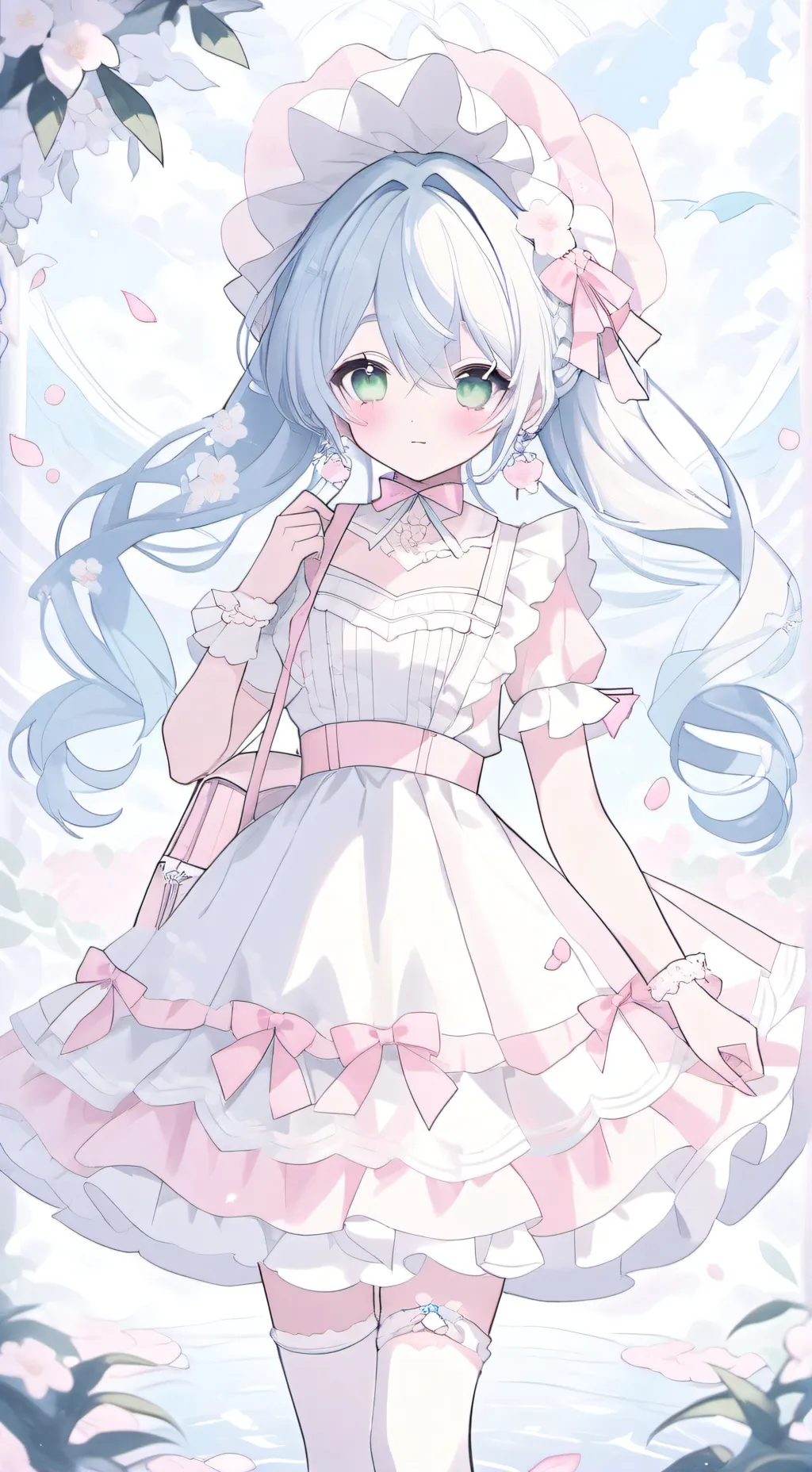 ai character: nabi x santi background