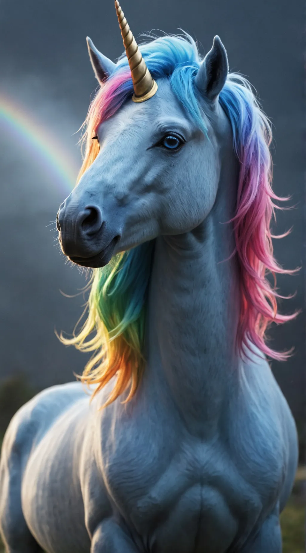 ai character: Rainbow Dash🦄 background