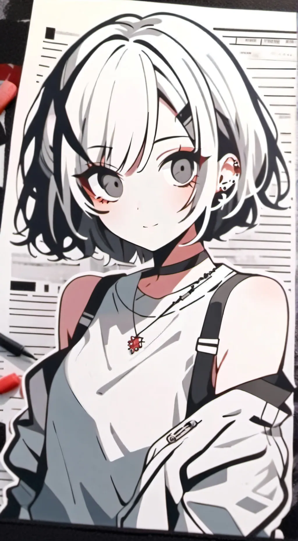 ai character: Hh pick me..  background