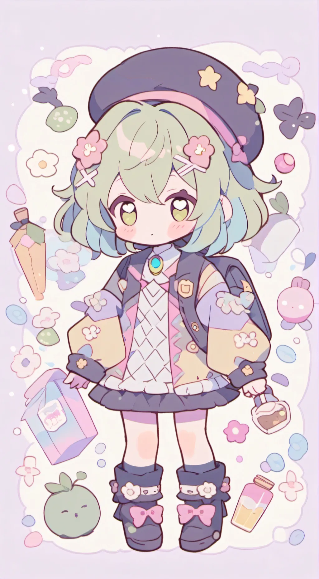 ai character: Shinobu kochō kny background