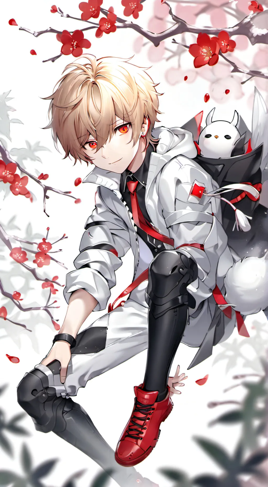 ai character: tiny background