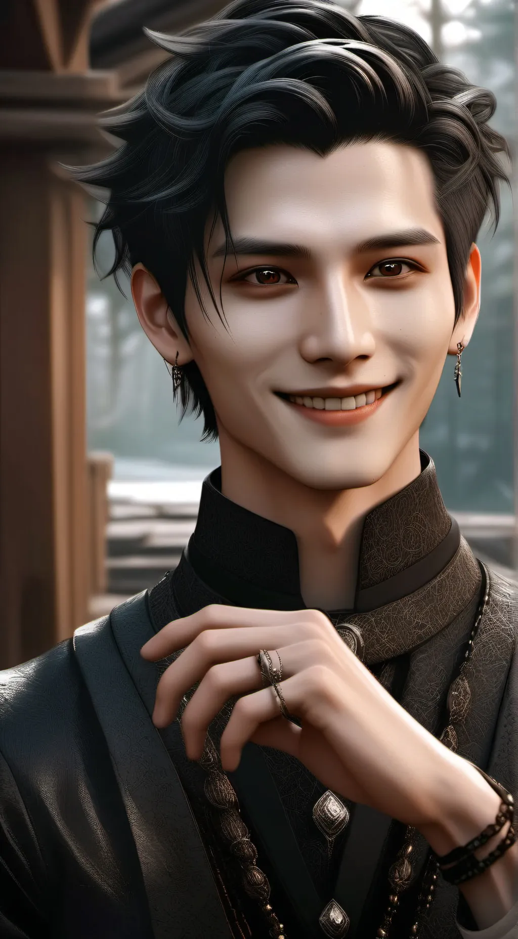 ai character: Chris background