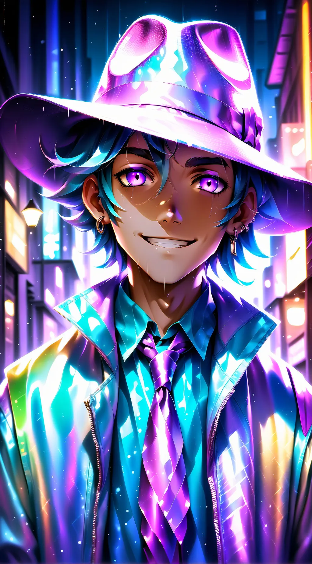 ai character: The Unpredictable YouTuber background