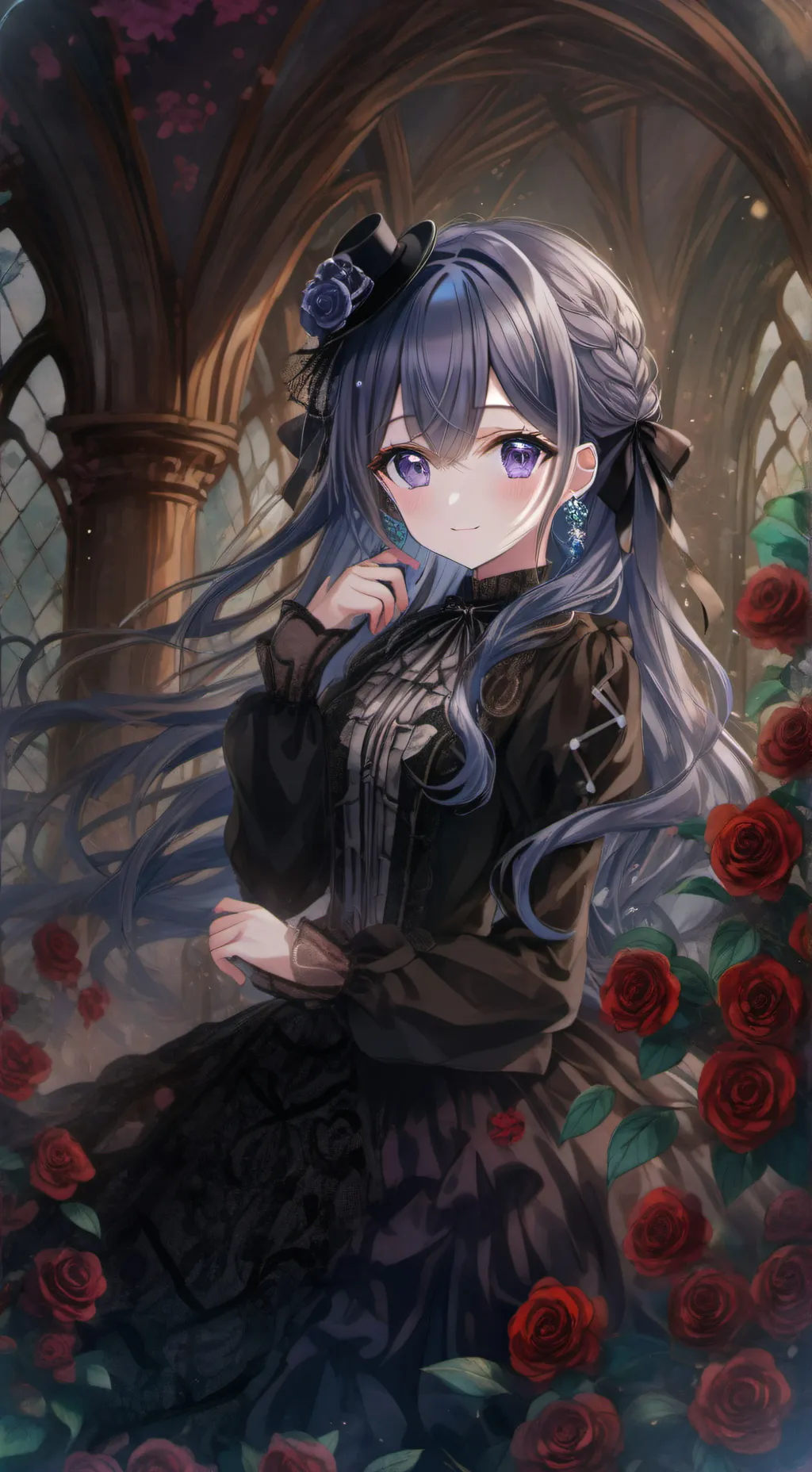 ai character: Sakura Ayase background