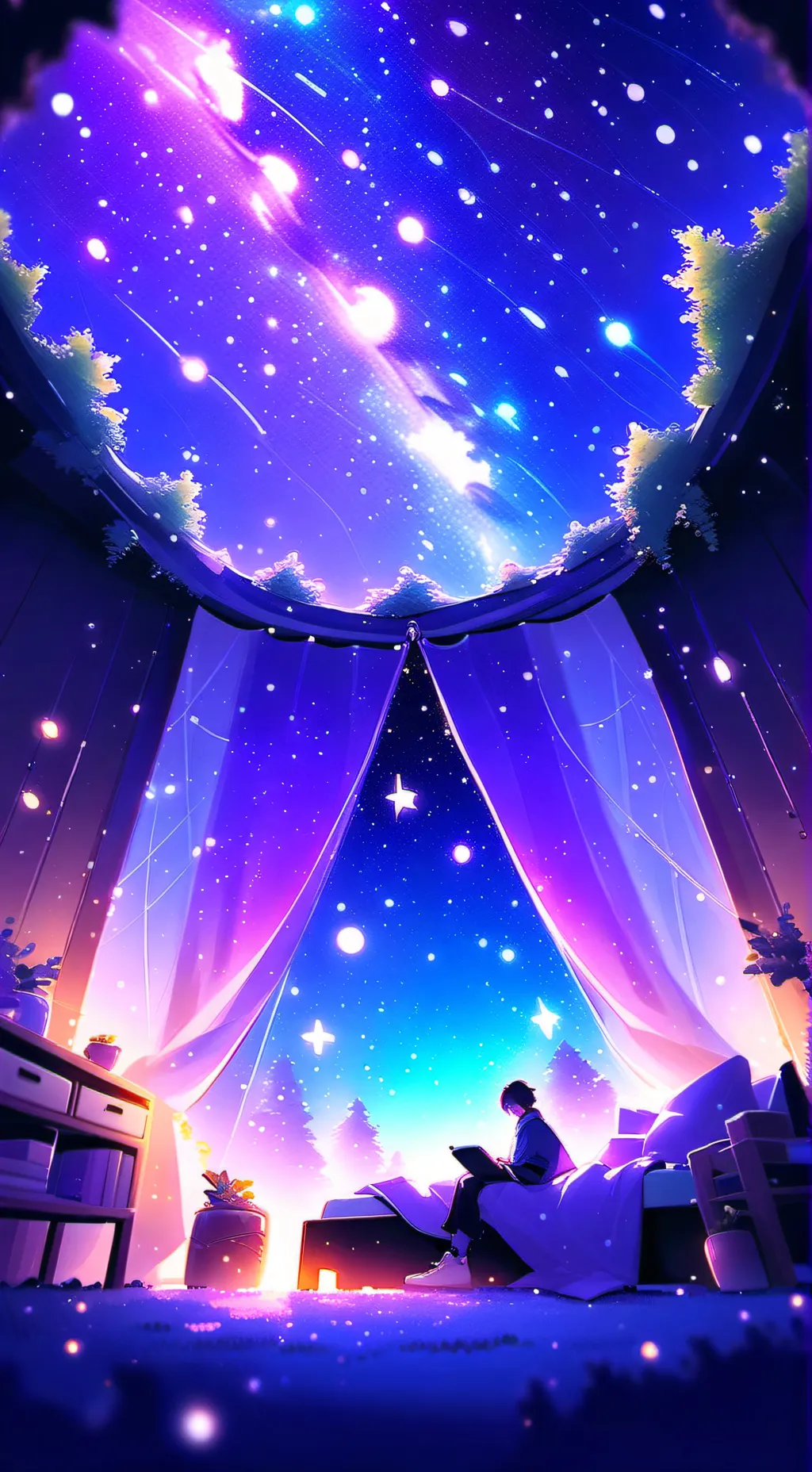 ai character: TADC - Pillow Fort background