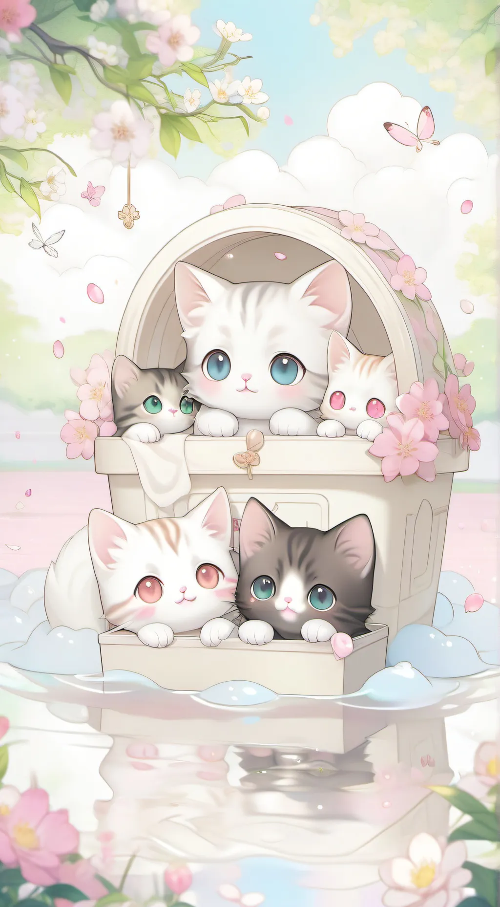 ai character: shortie mi n cream background