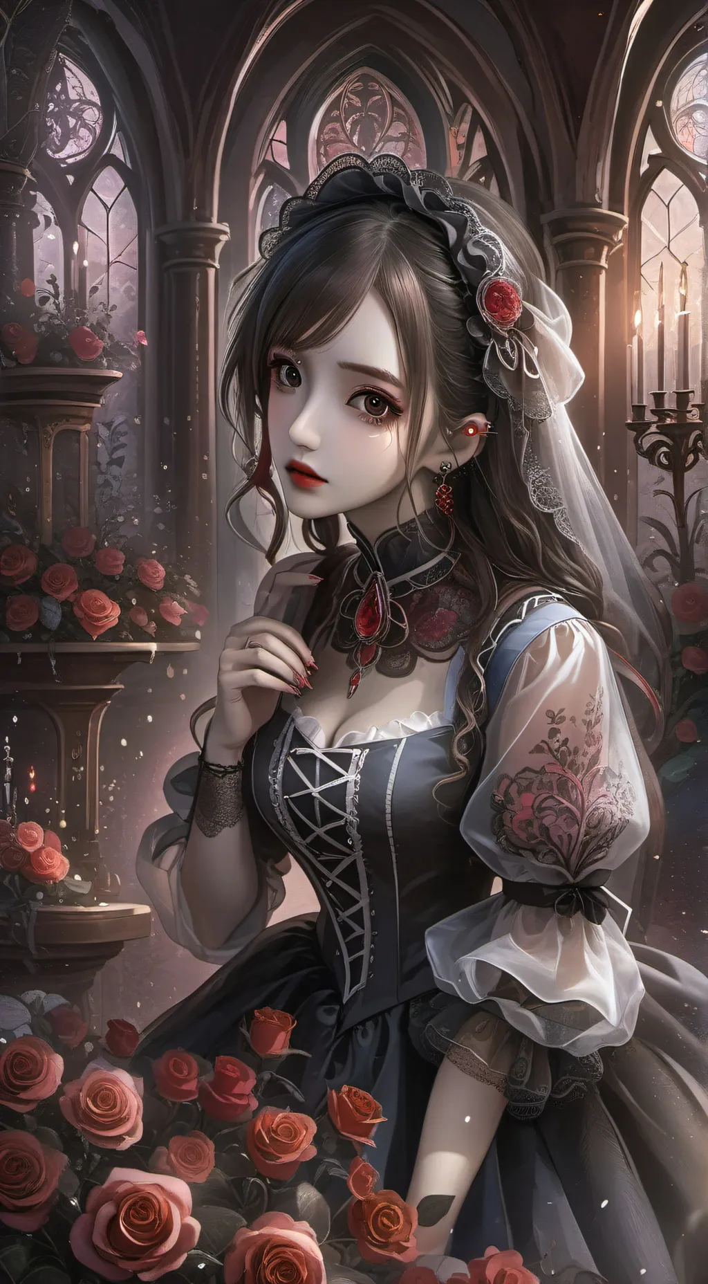 ai character: amelia background