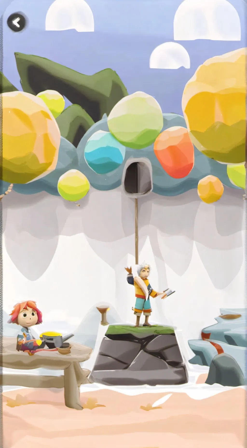 ai character: Maya the bee 3! background