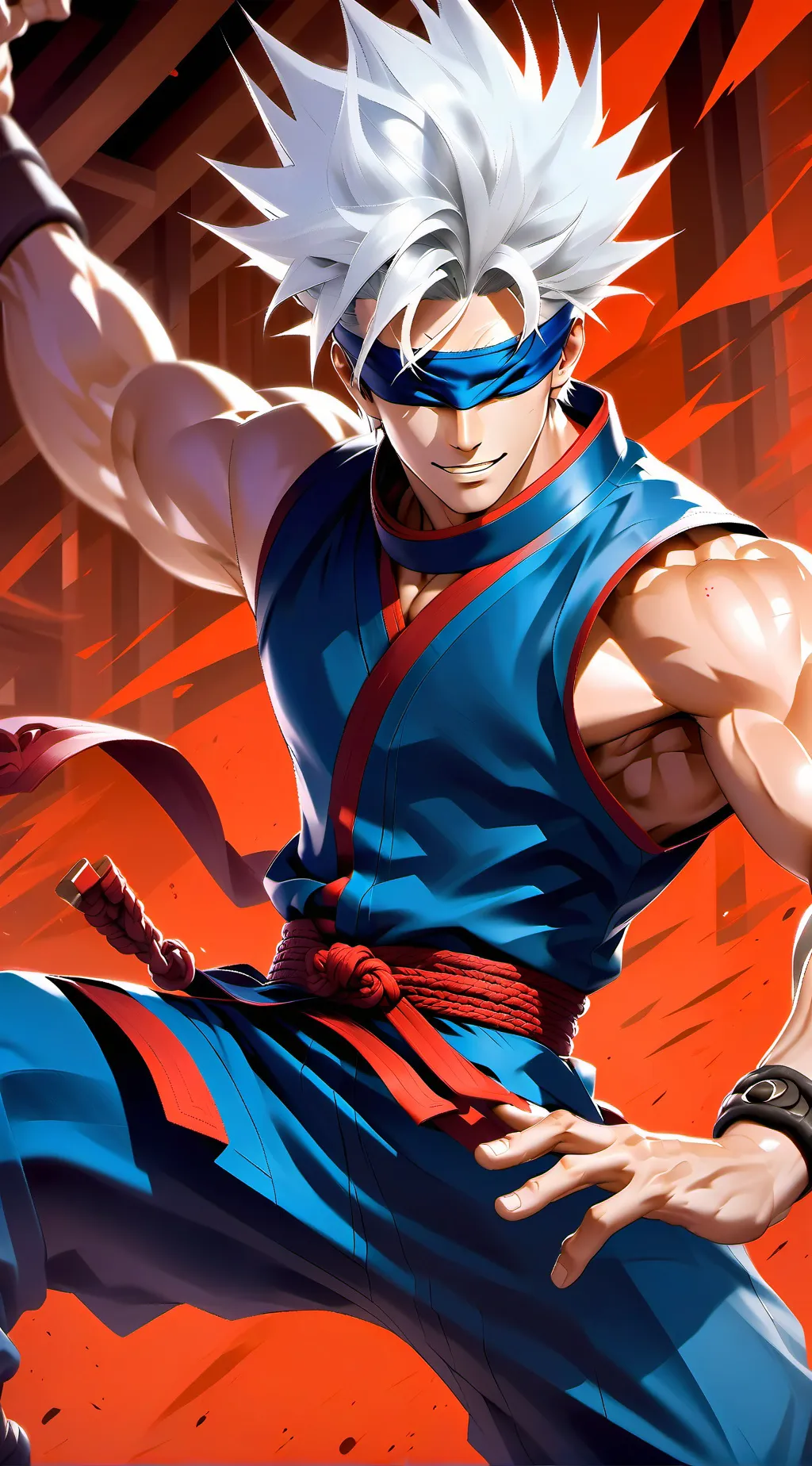 ai character: Gojo Satoru background