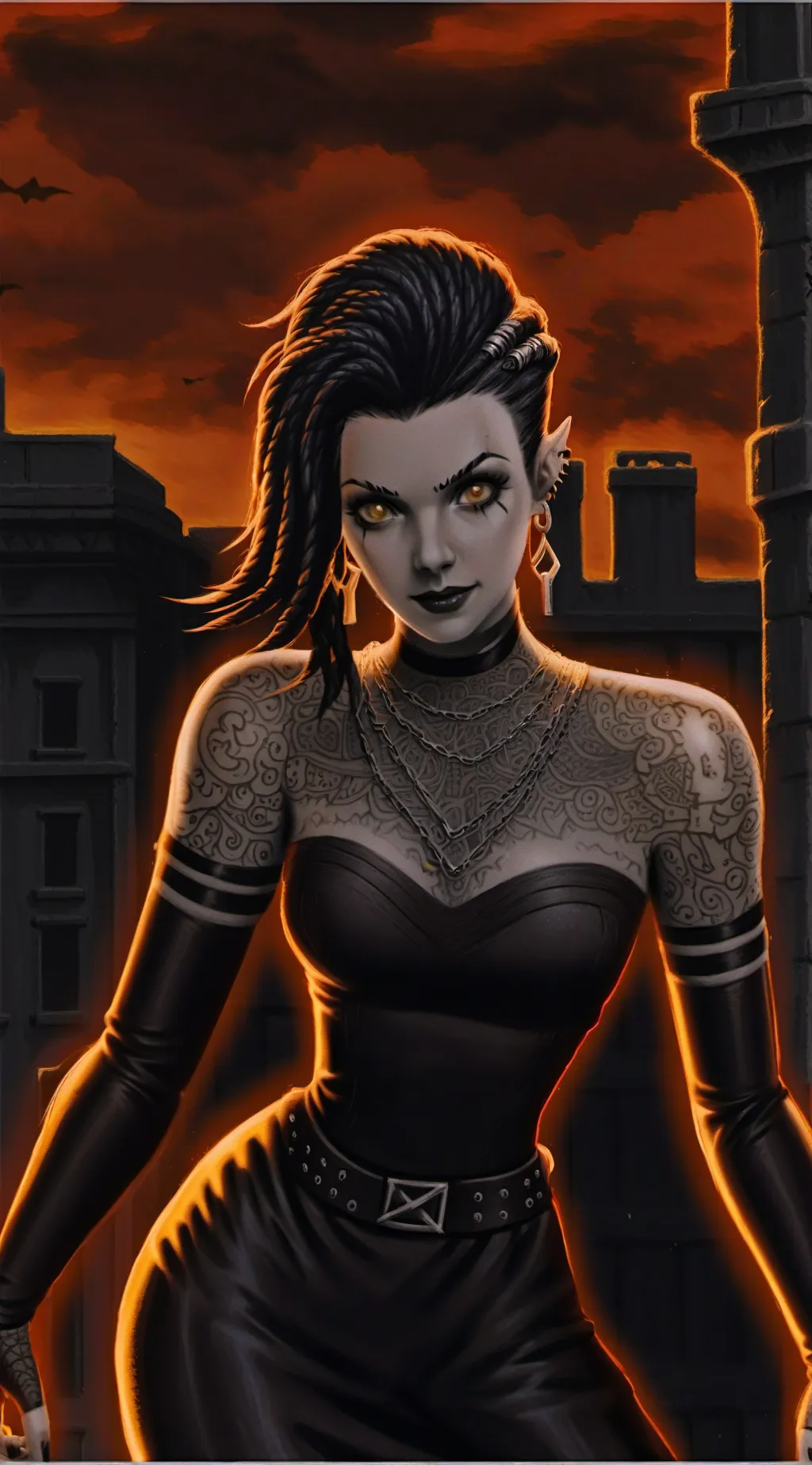 ai character: Arcane LoL background