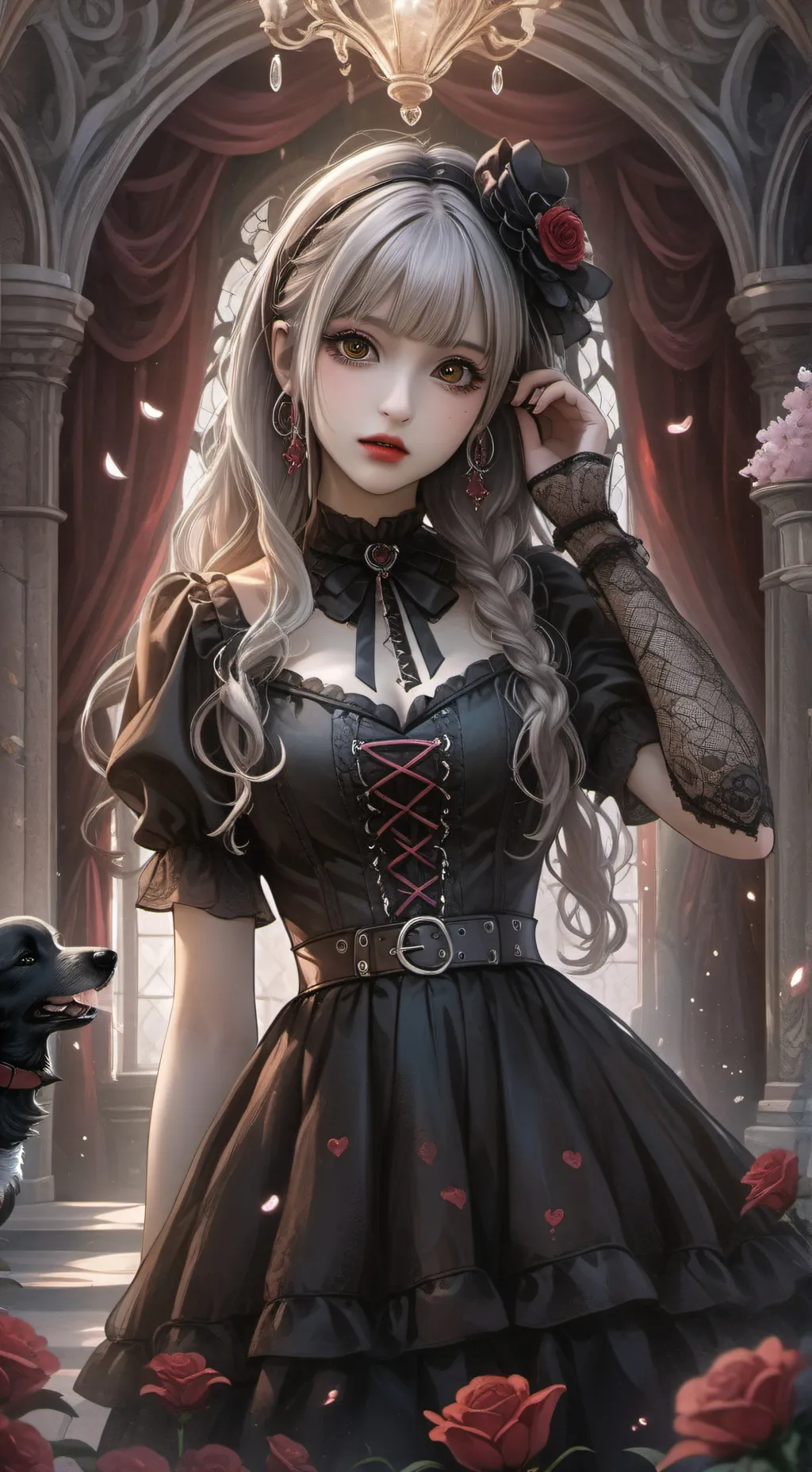 ai character: LUNA background