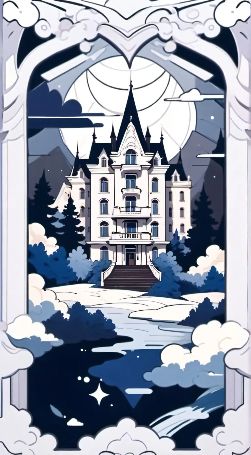 ai character: hell background