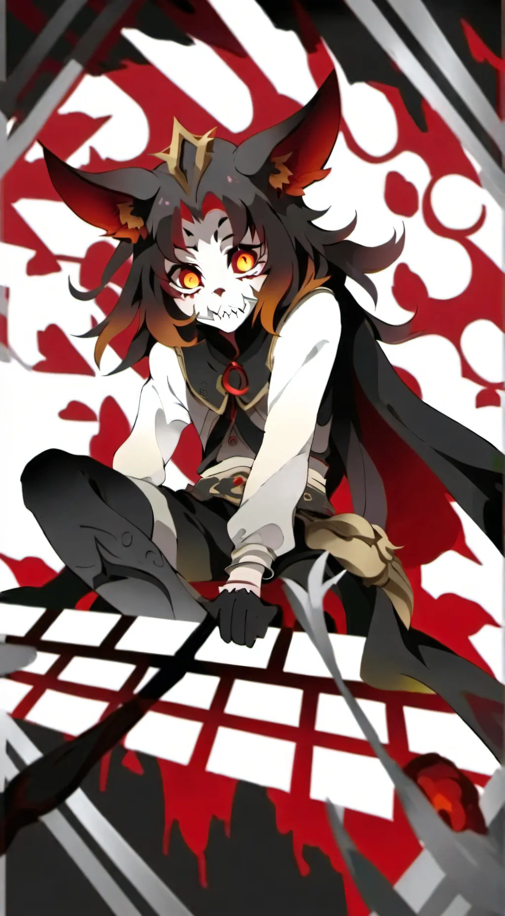 ai character: new uppermoon  background